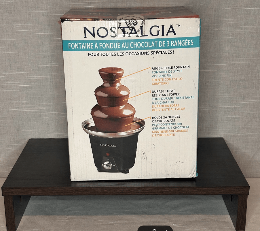 Nostalgia 3 Tier Chocolate Fondue Fountain 24 Oz Electric Fondue&nbsp;Machine